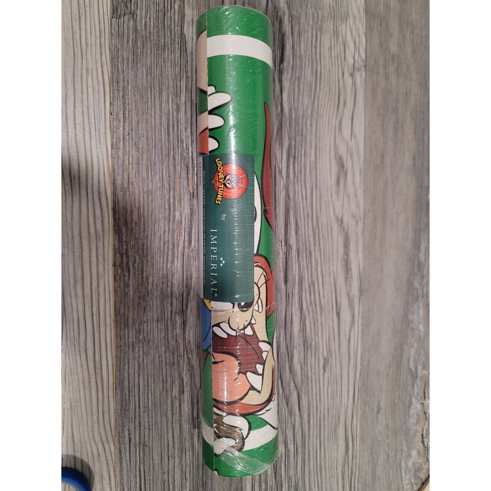 Vintage looney tunes boarder wallpaper boarder 5 yrds.10.5 in wide sealed